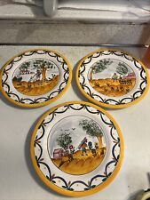 Vintage rustic plates for sale  Glen Cove