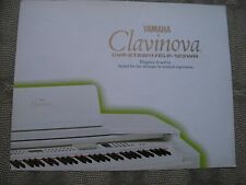 YAMAHA CLAVINOVA CVP-87 AWH/ CLP-123WH BROCHURA VINTAGE ORIGINAL 4X A4 comprar usado  Enviando para Brazil