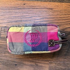 Victoria’s Secret Bolsa de Maquiagem Xadrez Rosa Pulseira Bolsa de Maquiagem Xadrez Antiga, usado comprar usado Victoria’s Secret Bolsa de Maquiagem Xadrez Rosa Pulseira Bolsa de Maquiagem Xadrez Antiga, usado comprar usado  Enviando para Brazil