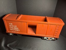 The Boxcar Children Mysteries Large Wooden Library Shelf Bookshelf Display Rare  comprar usado The Boxcar Children Mysteries Large Wooden Library Shelf Bookshelf Display Rare  comprar usado  Enviando para Brazil