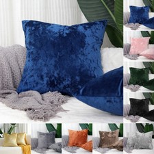 Crushed velvet cushion for sale  USA