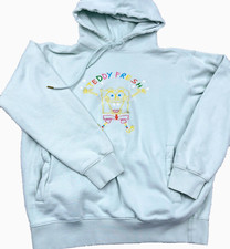 Usado, Moletom com capuz Bob esponja masculino médio azul pelúcia fresco suéter bordado * comprar usado  Enviando para Brazil