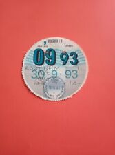 Collectable tax disc for sale  BIRMINGHAM