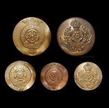 Five yeomanry buttons for sale  MORPETH