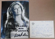 Rare dalida autographed d'occasion  Expédié en Belgium