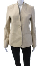 Jaqueta Blazer Jenni Kayne Feminina Algodão Gola Alta Bege Tamanho P comprar usado  Enviando para Brazil