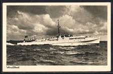 AK Lancha Rápida En Marcha, Kriegsmarine comprar usado  Enviando para Brazil