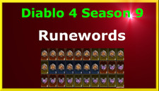 Diablo 4 Season 9  All Runewords Runes Runen BAC EOM Belial's Return D4 SC PC PS comprar usado  Enviando para Brazil