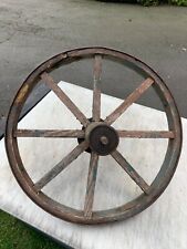 antique spoke wheel wooden for sale  Pennington