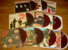 Lot 10 BEATLES Japan RED vinyl LPs Second Album HELP Abbey Road SGT. PEPPER'S comprar usado  Enviando para Brazil