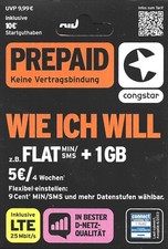 Congstar prepaid karte gebraucht kaufen  Mainburg