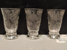 Vintage etched liqueur for sale  MARKET RASEN
