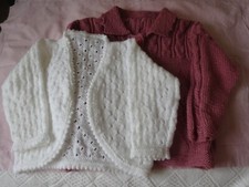 Childs cardigan pink for sale  NOTTINGHAM