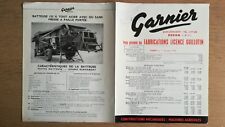 Prospectus gamme garnier d'occasion  Carvin