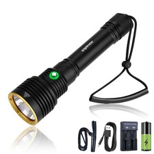 Usado, Luz de mergulho profissional, modo 5 com indicador de energia lanterna subaquática... comprar usado  Enviando para Brazil