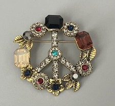 Gold tone peace for sale  Frederick