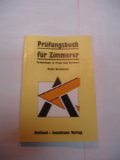 Prüfungsbuch zimmerer technol gebraucht kaufen  Walsrode