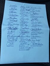 Sheet autographs millwall usato  Salerno