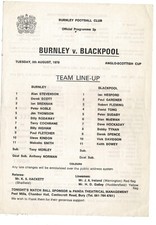 Burnley blackpool anglo for sale  WIGAN