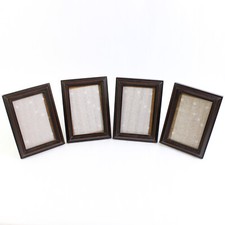 Conjunto de 4 molduras pretas para fotos de mesa de MDF em pé 4" x 6", usado comprar usado  Enviando para Brazil