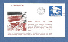 Apollo 16 Casa Voyage To Terra Aprile 23,1972 Capo Astro Space Cover Nasa comprar usado Apollo 16 Casa Voyage To Terra Aprile 23,1972 Capo Astro Space Cover Nasa comprar usado  Enviando para Brazil