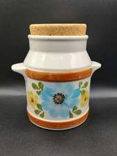 Vasilha de cerâmica floral pintada à mão 1979 FTD vintage comprar usado  Enviando para Brazil