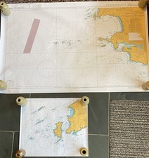 2xadmiralty charts 1975 for sale  HAVERFORDWEST