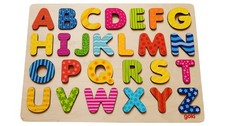 Goki buchstaben steckpuzzle gebraucht kaufen  Deutschland