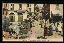 CPA Alger, la Place Randon et la Rue Marengo  comprar usado CPA Alger, la Place Randon et la Rue Marengo  comprar usado  Enviando para Brazil