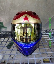  Capacete de motocicleta personalizado Mulher Maravilha comprar usado  Enviando para Brazil