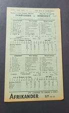 Derbyshire somerset cricket for sale  DERBY