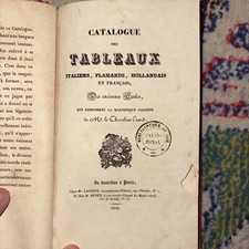 Catalogue tableaux anciennes d'occasion  Expédié en Belgium