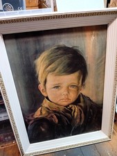 Crying boy framed for sale  MANCHESTER