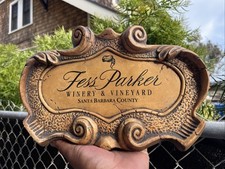 Usado, Vinícola e vinhedo Fess Parker. Placa. Santa Barbra, Califórnia. comprar usado  Enviando para Brazil