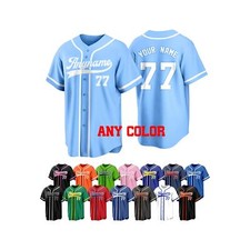 Usado, Camiseta de beisebol personalizada com número de nome, uniforme esportivo camisa de beisebol comprar usado  Enviando para Brazil