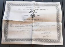 Diplôme brevet 1902 d'occasion  Toulon-