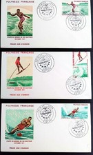 POLYNESIE  FRANCE 1971 World Water-Skiing Championships  1er JOUR cover FDC c252 comprar usado POLYNESIE  FRANCE 1971 World Water-Skiing Championships  1er JOUR cover FDC c252 comprar usado  Enviando para Brazil