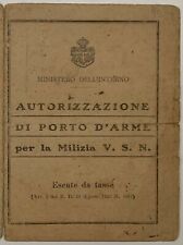 Genova mvsn autorizzazione usato  Milano