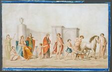 Stampa antica acquatinta usato  Roma