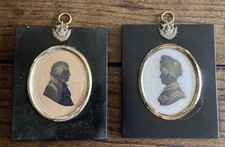Antique portrait silhouettes for sale  SPALDING