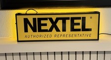 Placa suspensa vintage Nextel revendedor autorizado acender rede iDEN Y2K  comprar usado  Enviando para Brazil