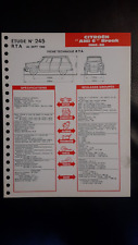 Fiche technique citroen d'occasion  Grenoble-