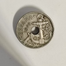 Spagna centimos 1949 usato  Ragalna