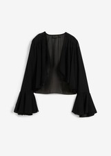 Chiffonbolero schwarz damen gebraucht kaufen  Deutschland