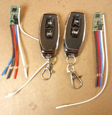 Interruptor de controle remoto universal sem fio RF 433MHz 2 transmissores e 2 receptores comprar usado  Enviando para Brazil