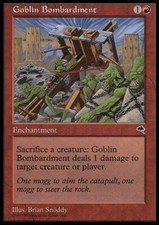 Mtg goblin bombardment usato Mtg goblin bombardment usato  Bari