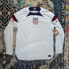 Kit de camisa oficial 2022 Home USA novo com etiquetas Nike futebol masculino L branco comprar usado  Enviando para Brazil