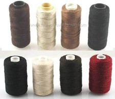 1 carretel extensão de cabelo costura/trança/tecelagem decoração fio 5 opções de cor/tamanho comprar usado  Enviando para Brazil