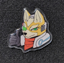 Usado, Broche acrílico Star Fox - Fox McCloud 2 polegadas comprar usado  Enviando para Brazil