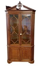 lighted corner cabinet for sale  West Hartford